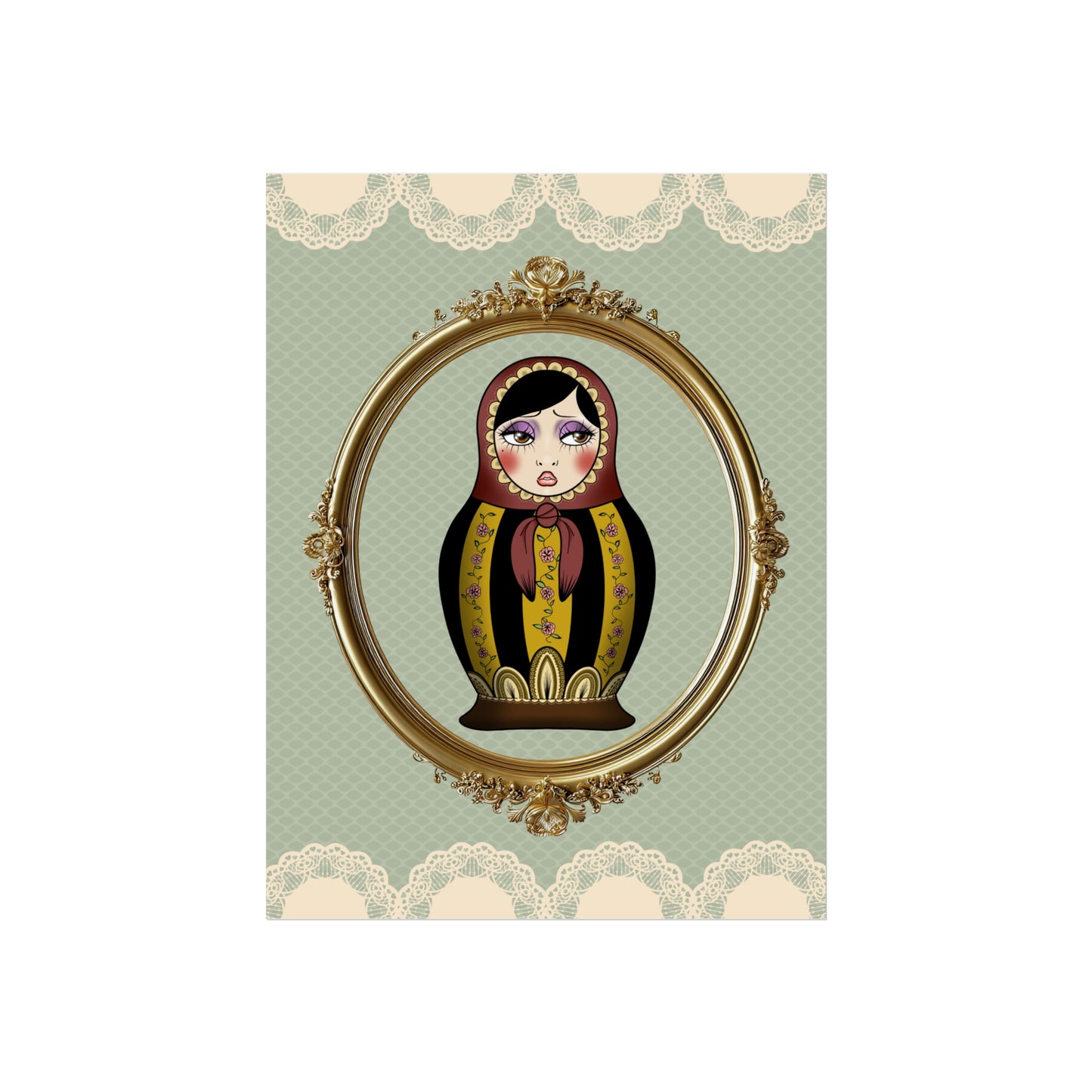 nesting doll print