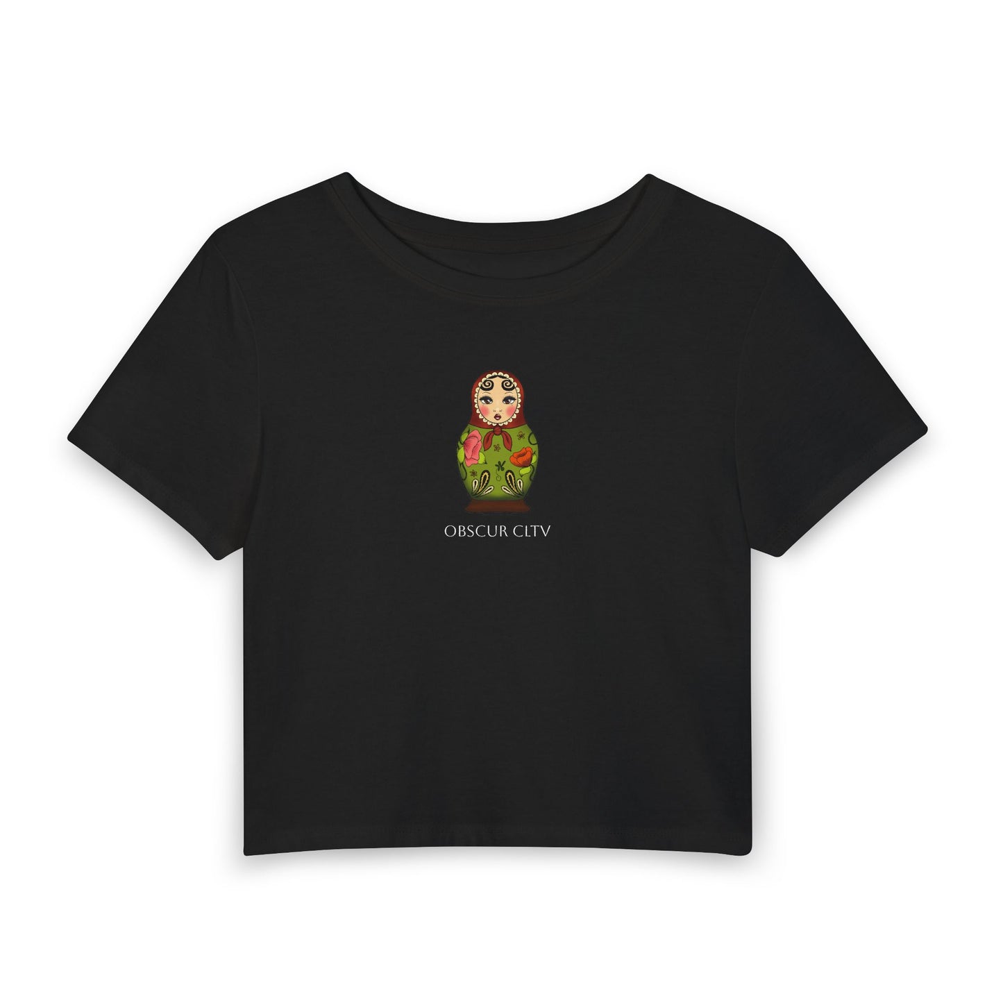 wallflower doll baby tee