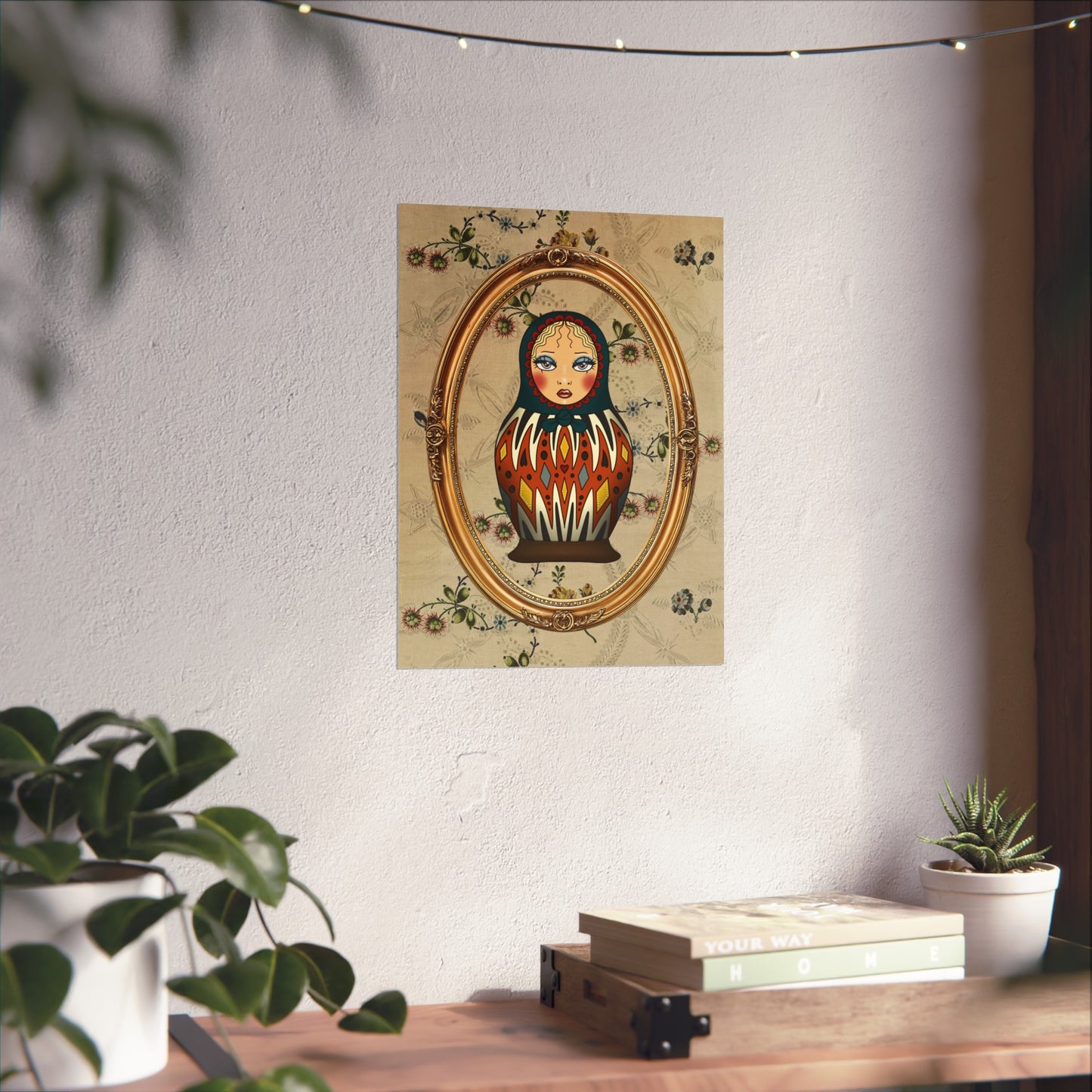 matryoshka doll print