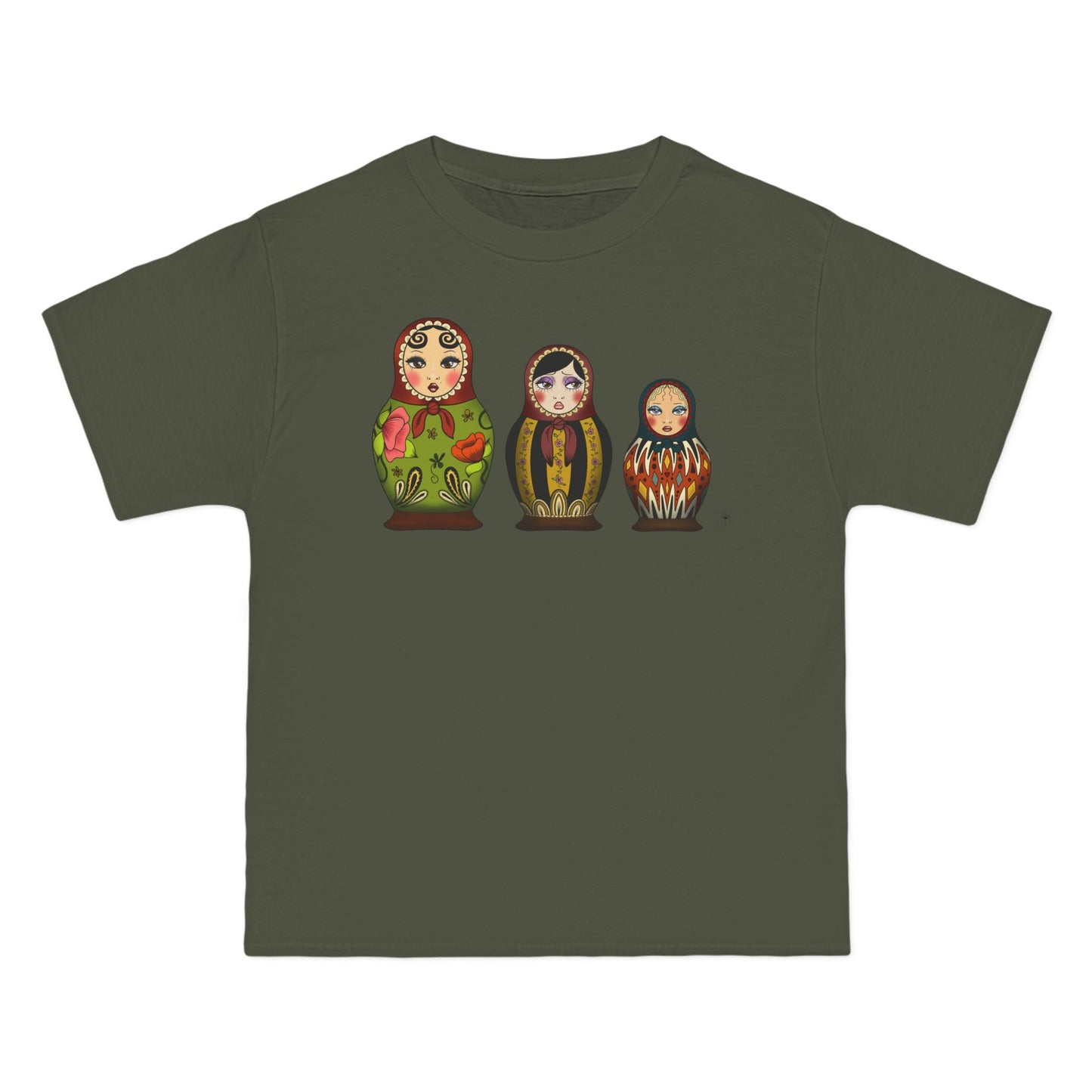 3 in a row doll tee