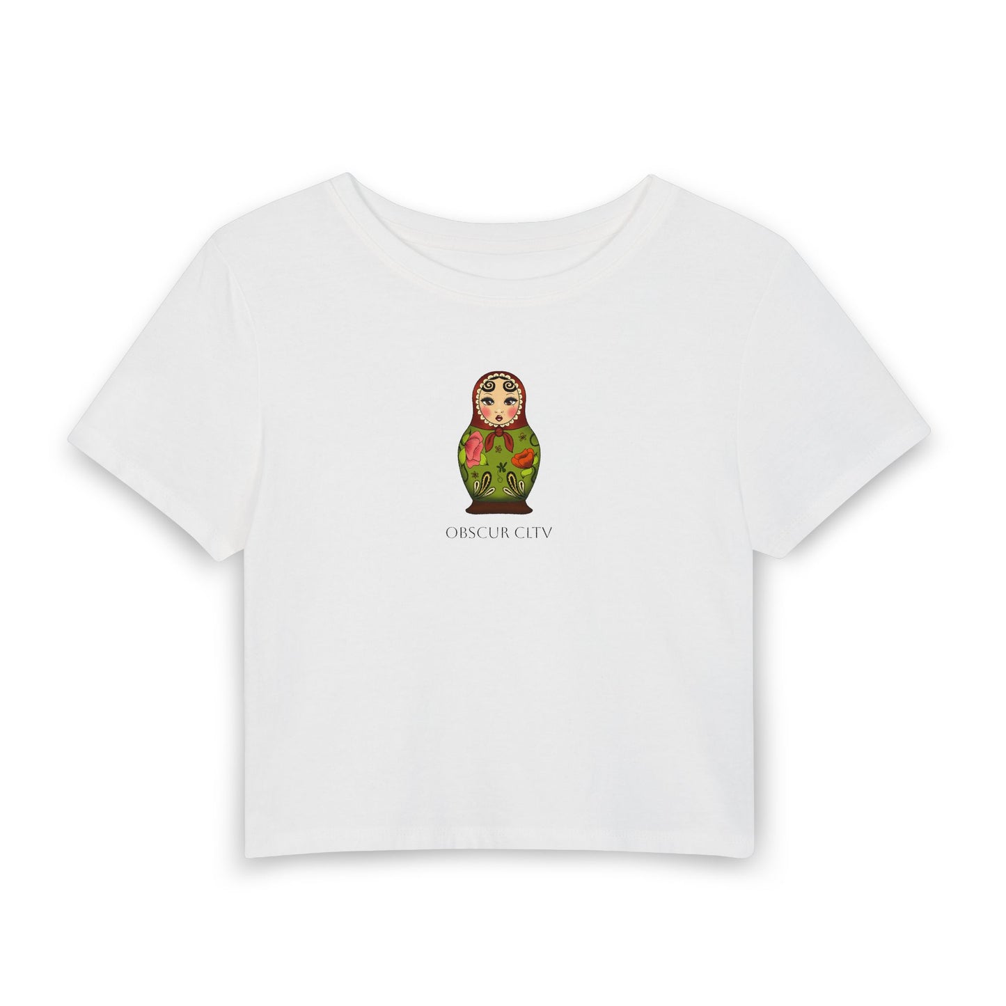 wallflower doll baby tee
