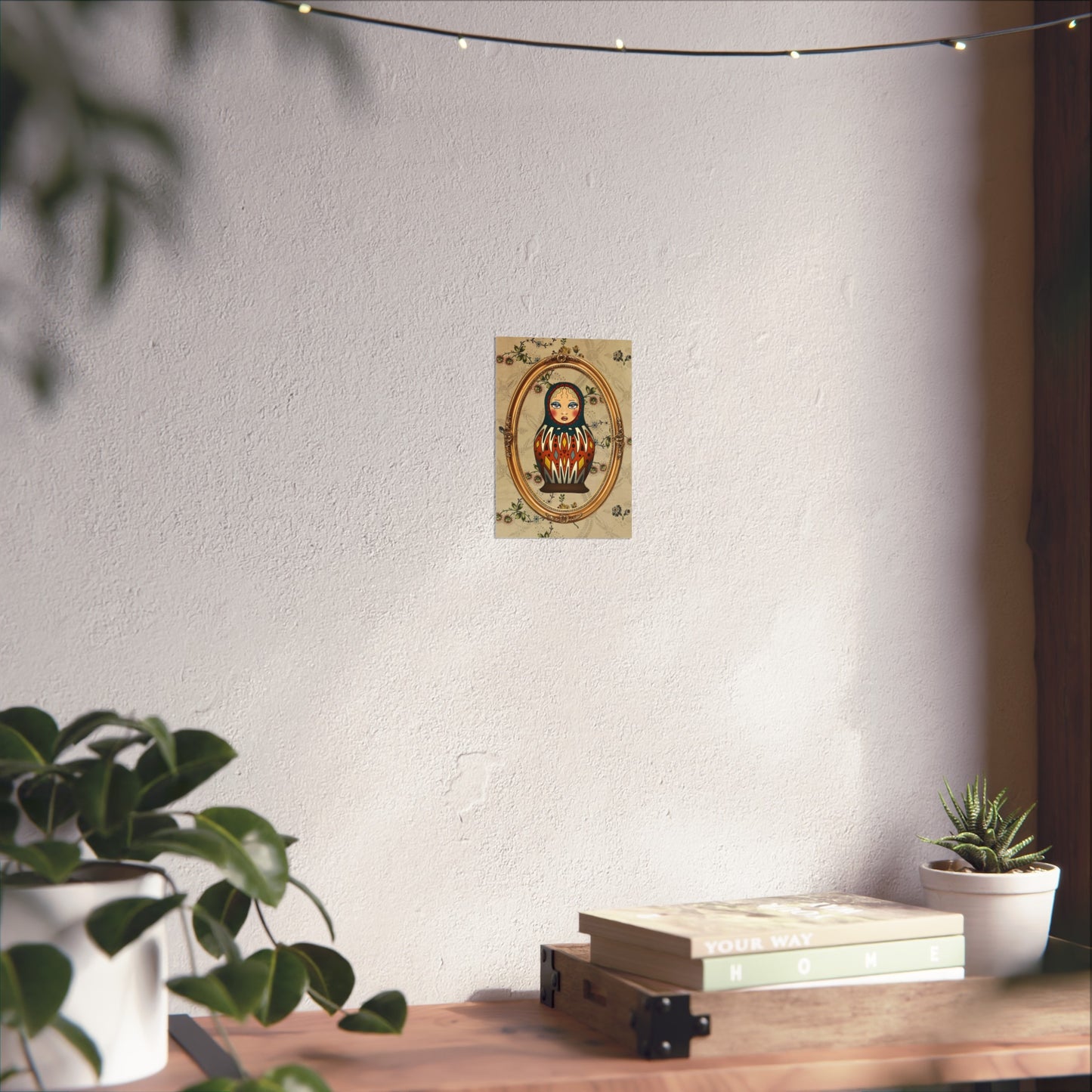 matryoshka doll print