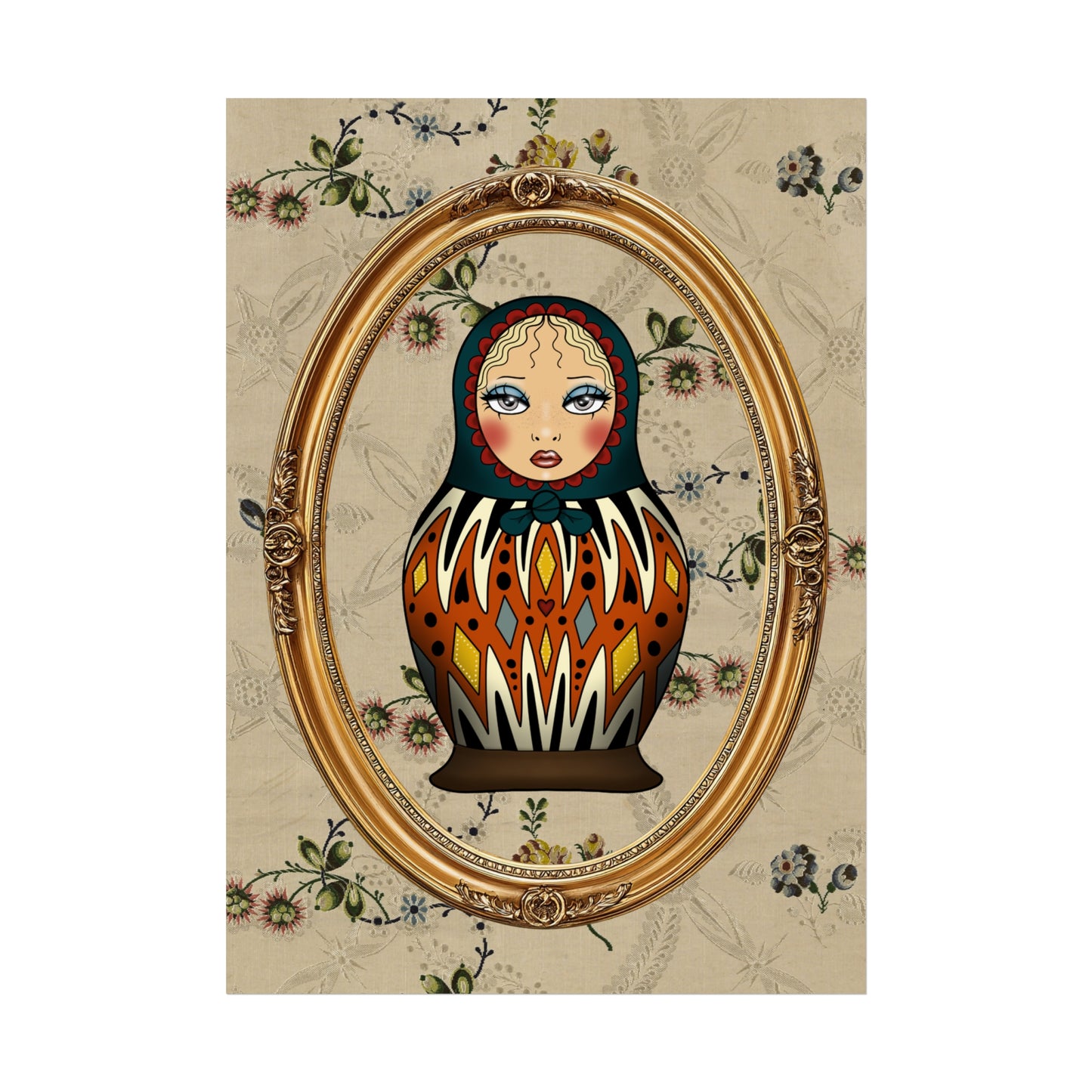 matryoshka doll print
