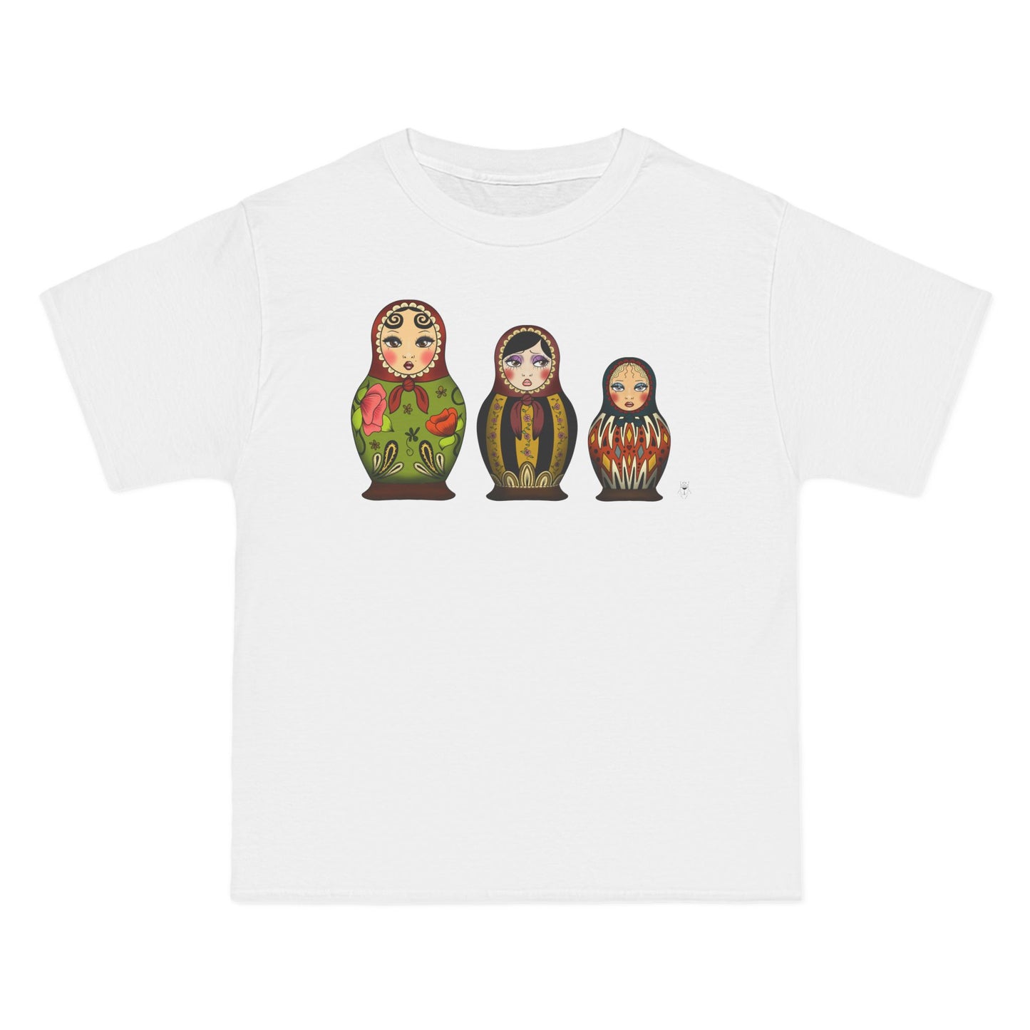 3 in a row doll tee
