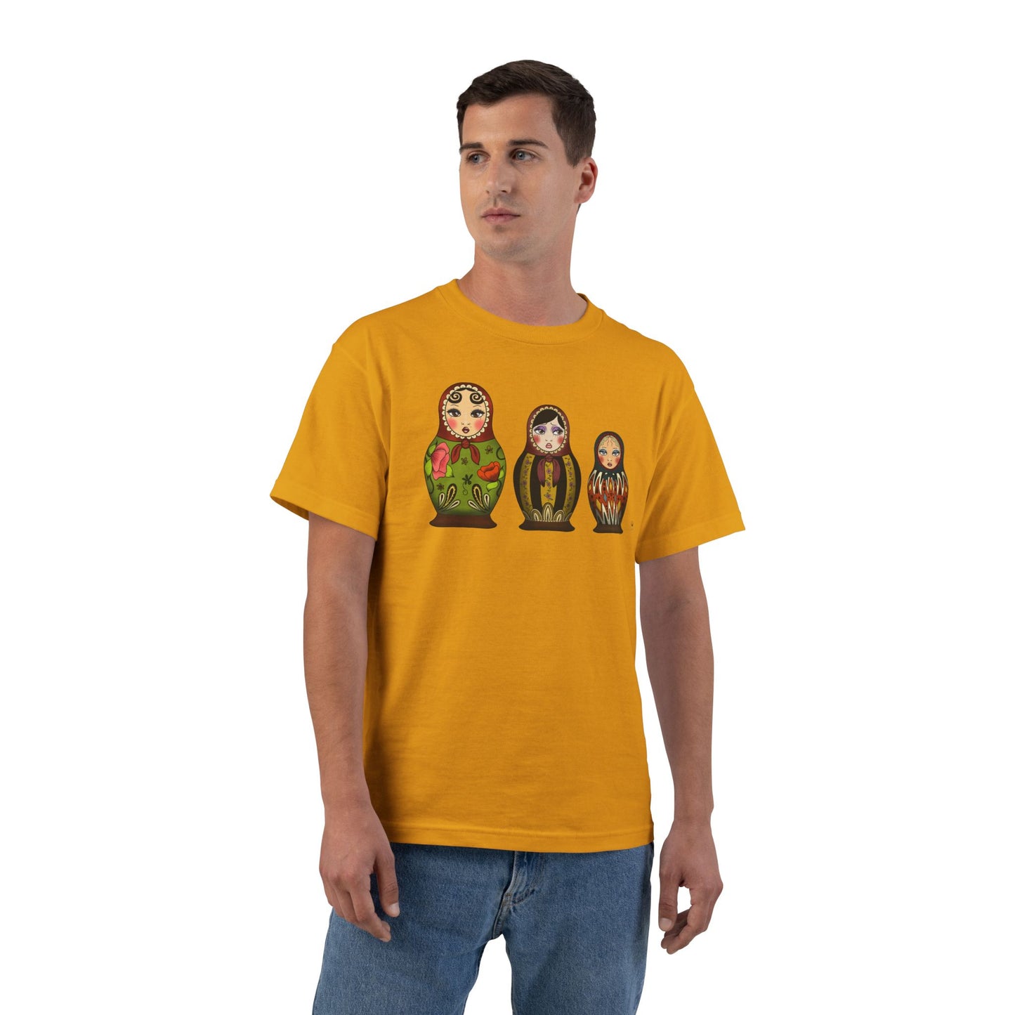 3 in a row doll tee