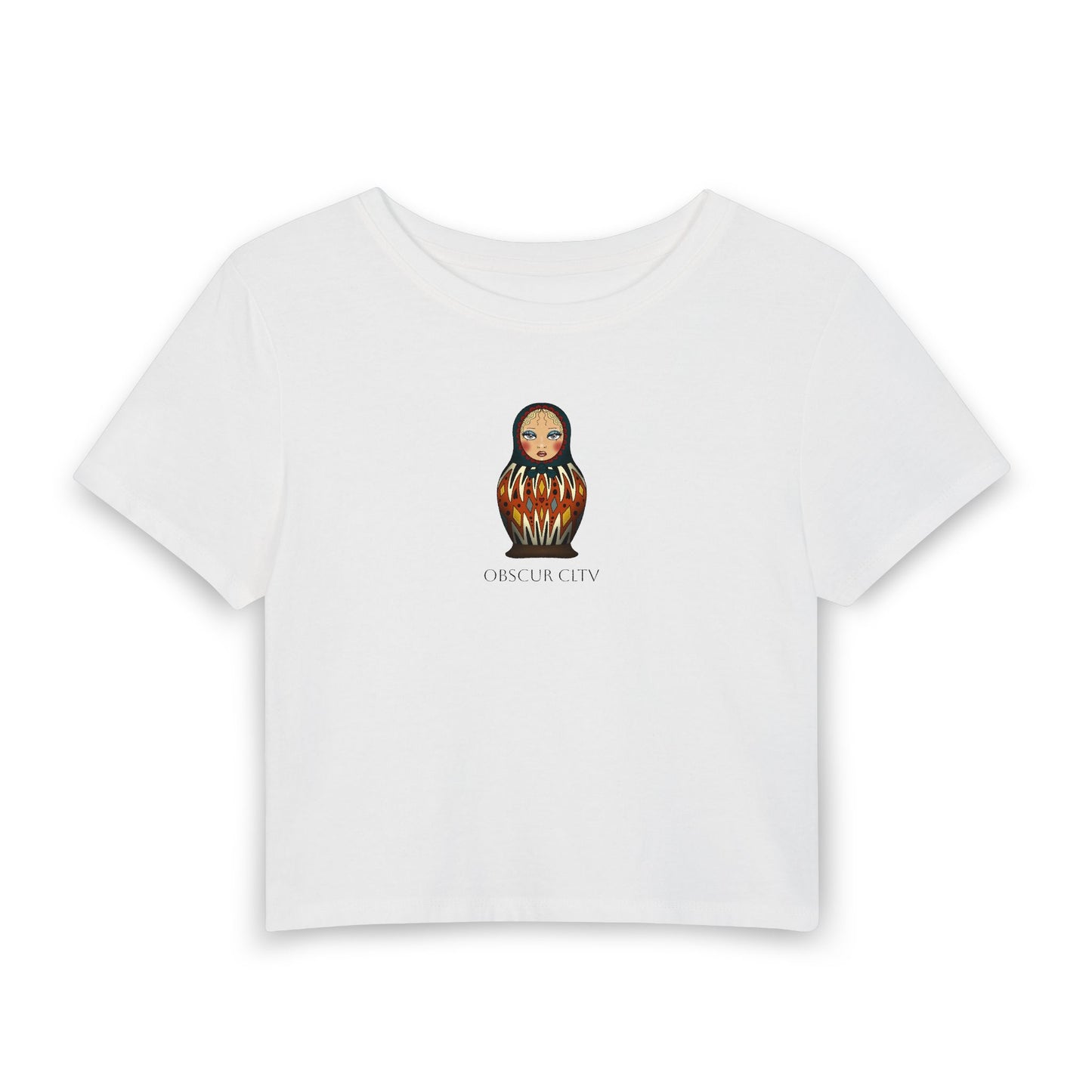 matryoshka doll baby tee
