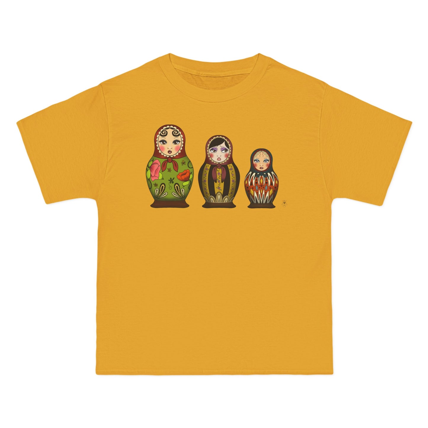 3 in a row doll tee