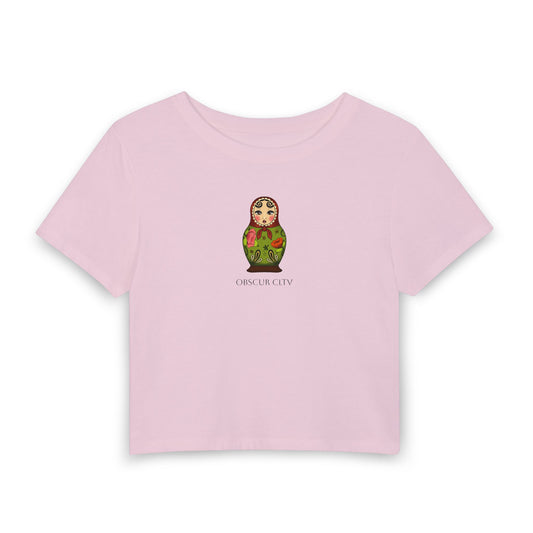 wallflower doll baby tee