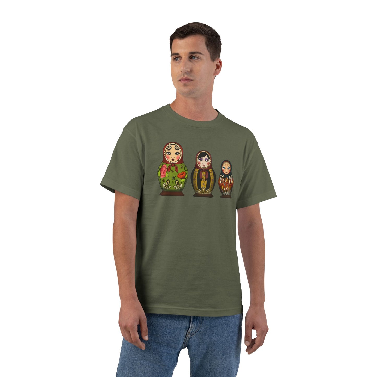 3 in a row doll tee