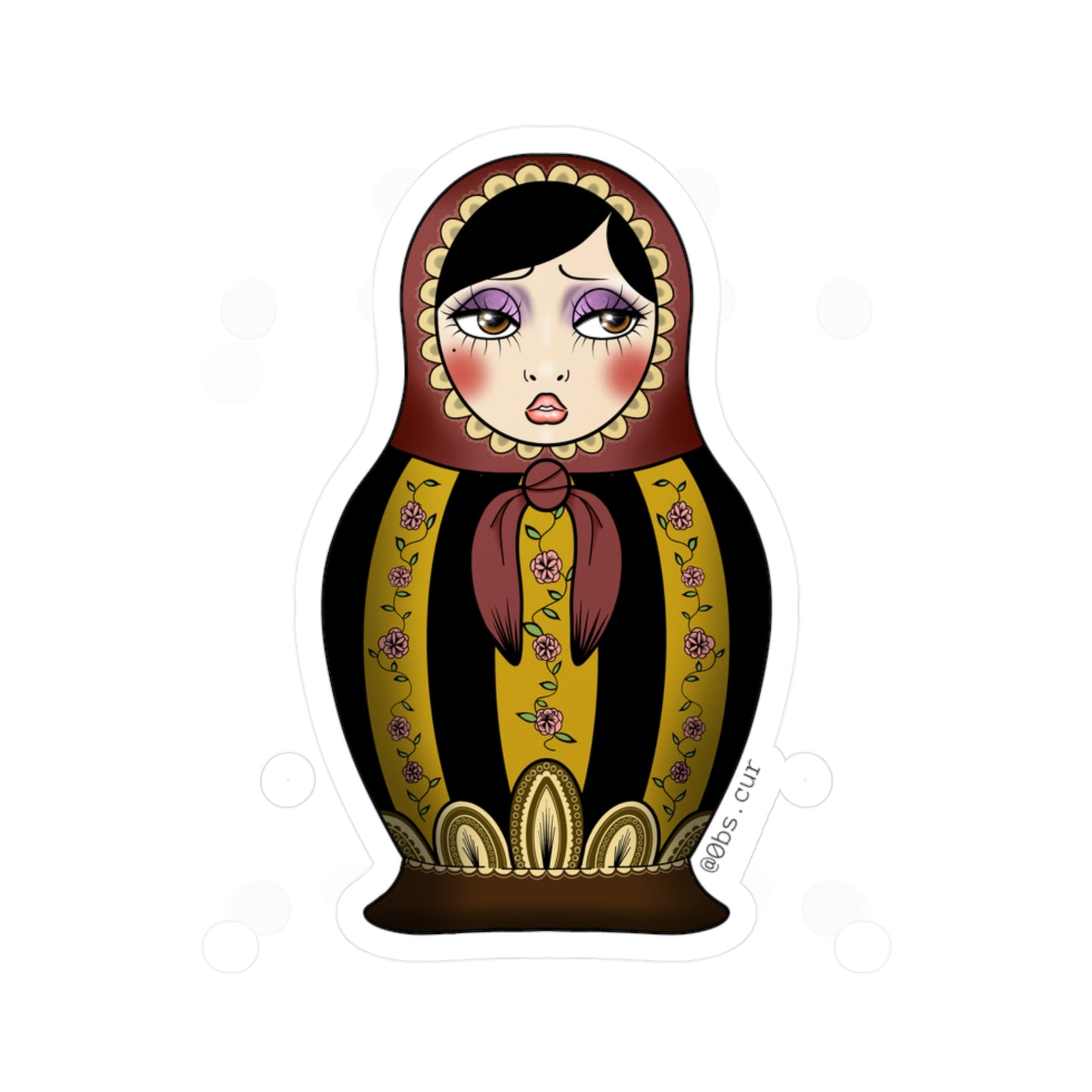 nesting doll sticker