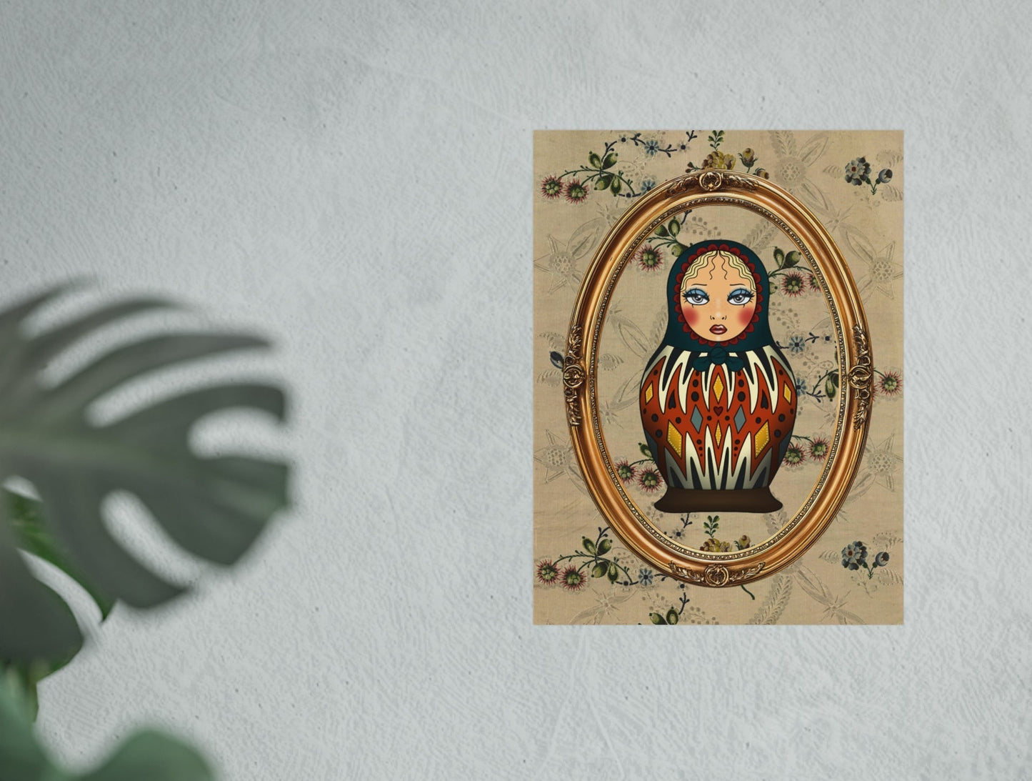 matryoshka doll print