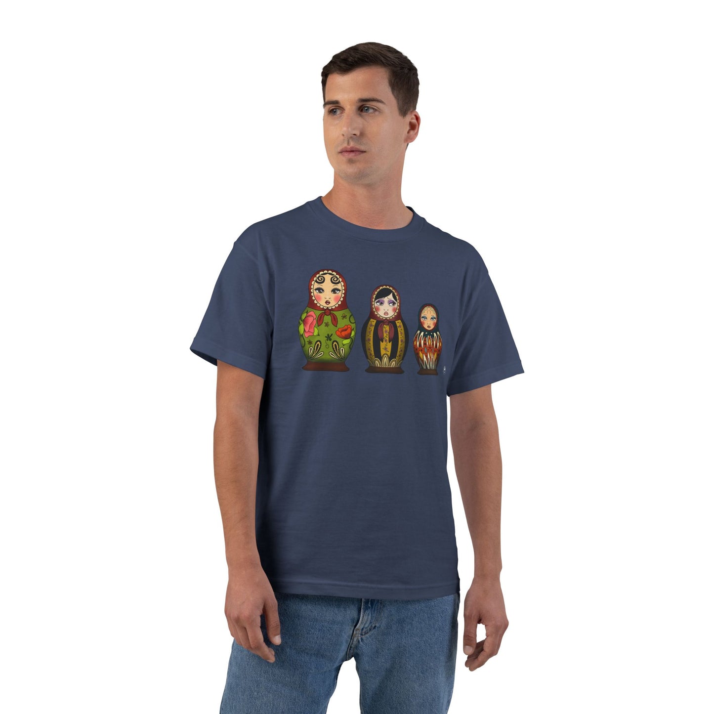 3 in a row doll tee