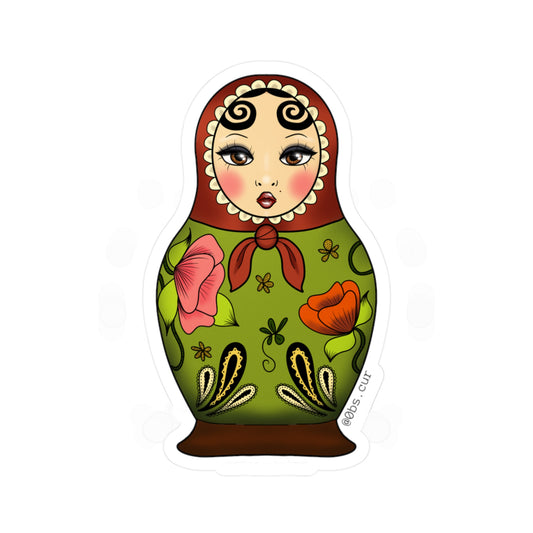 wallflower doll sticker