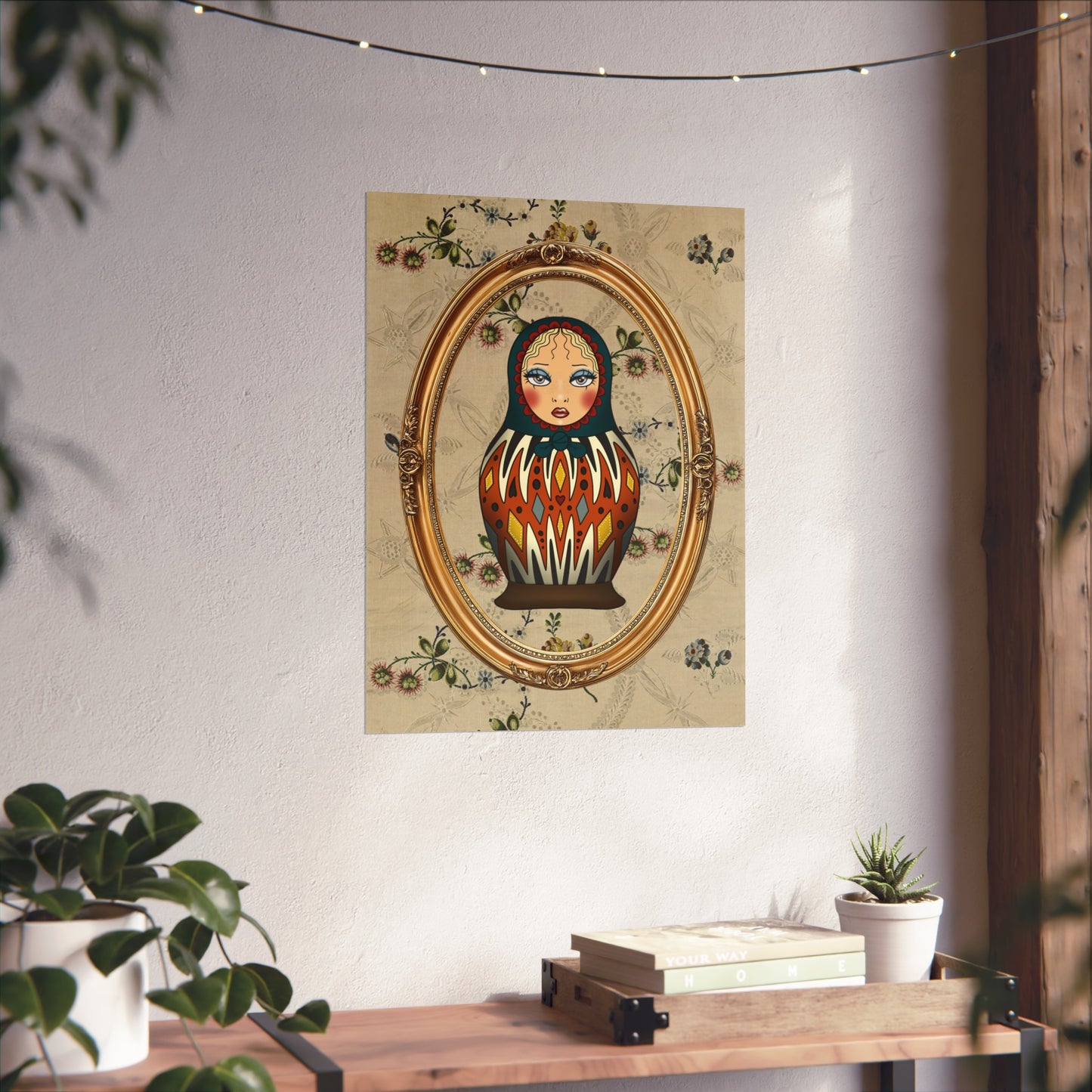 matryoshka doll print
